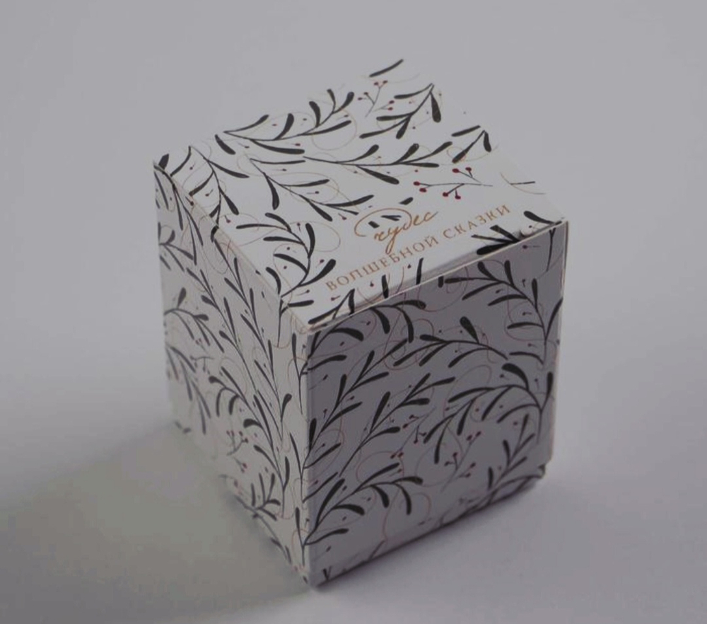 Бонбоньерка новогодняя «Веточки», 6×7×6 см