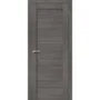 Межкомнатная дверь экошпон Порта-21 grey veralinga глухая