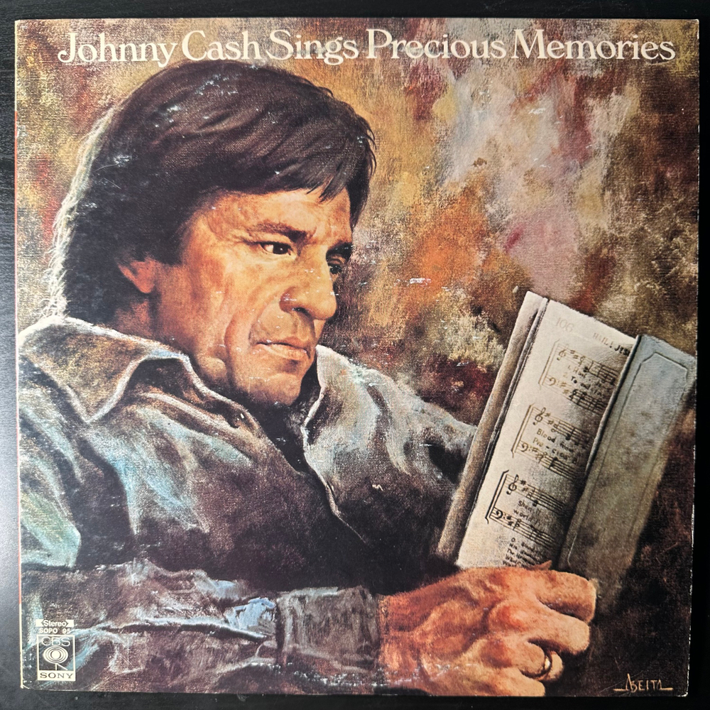 Johnny Cash ‎– Johnny Cash Sings Precious Memories (Япония 1975г.) Promo