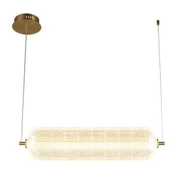 Подвесная светодиодная люстра 18W 3000К OML-68803-01 латунь Cedrello Omnilux
