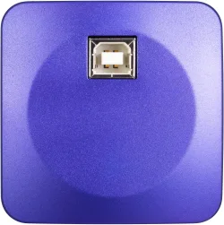 Камера цифровая Levenhuk M2500 PLUS, вид сзади с USB-разъемом