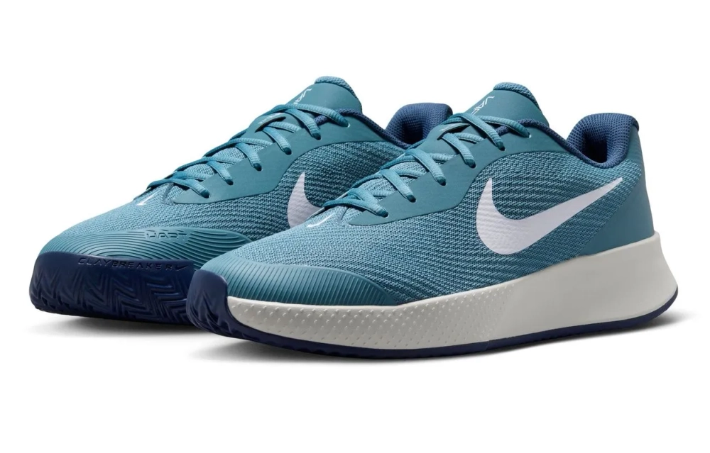 Мужские теннисные кроссовки Nike Vapor Lite 3 Clay - smokey blue/white light/bone
