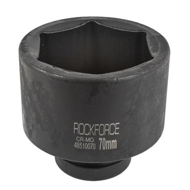 Головка ударная глубокая 70мм 1''6гр RockForce##Rock FORCE RF-48510070