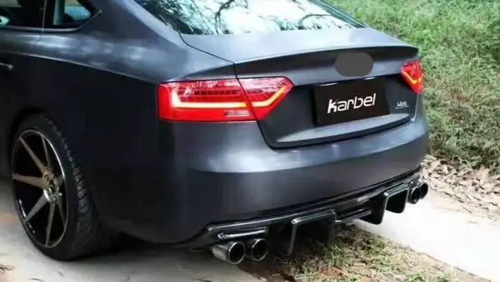 Карбоновый диффузор для AUDI A5 2012-2016 B8.5 Ауди обвес