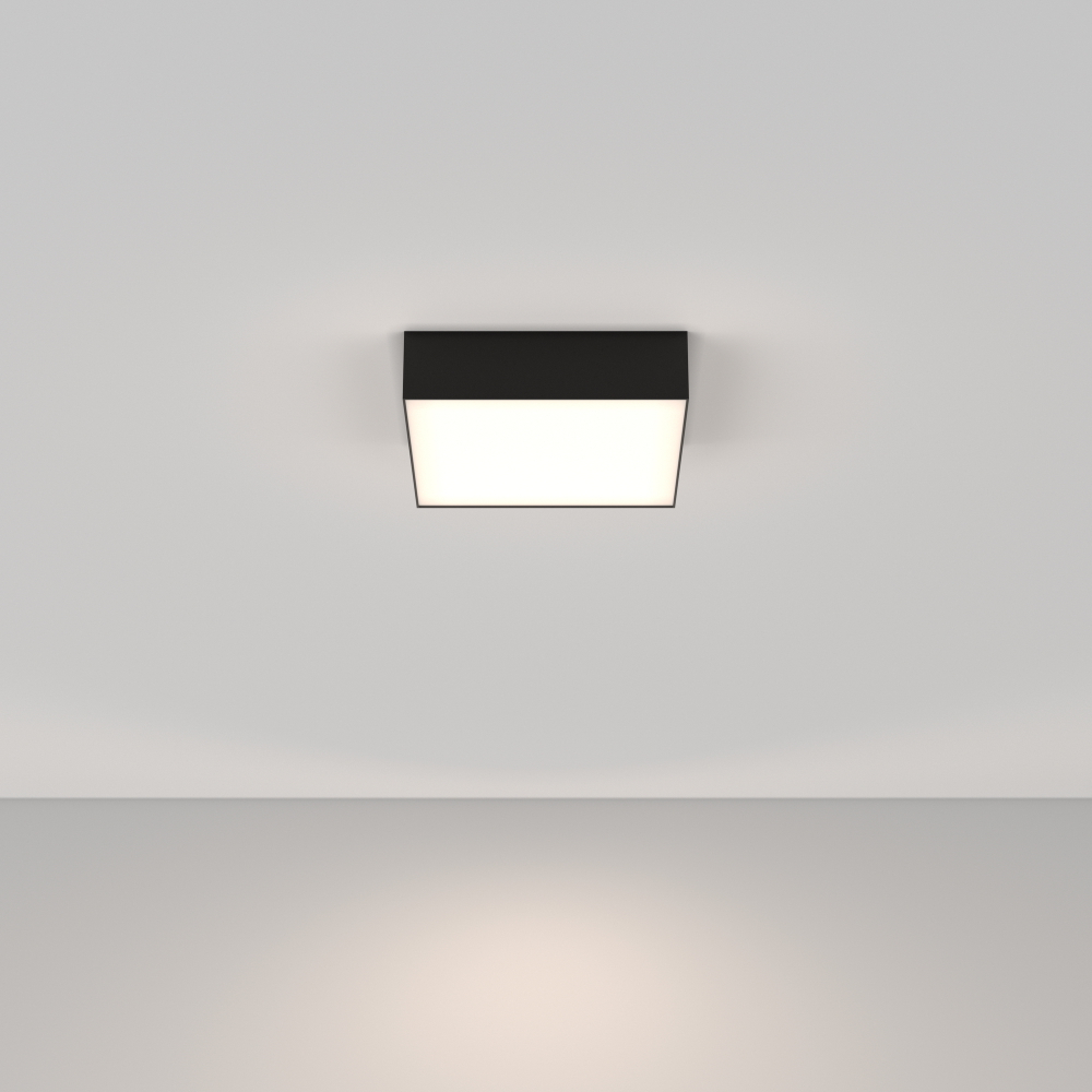 Потолочный светодиодный светильник Maytoni Zon C032CL-24W4K-SQ-B