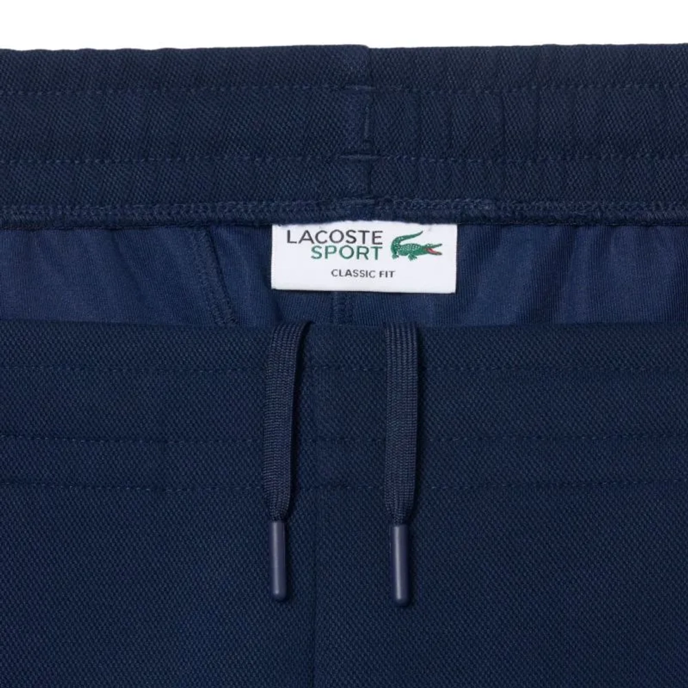 Мужские теннисные штаны Lacoste Tennis Heritage - navy blue/white