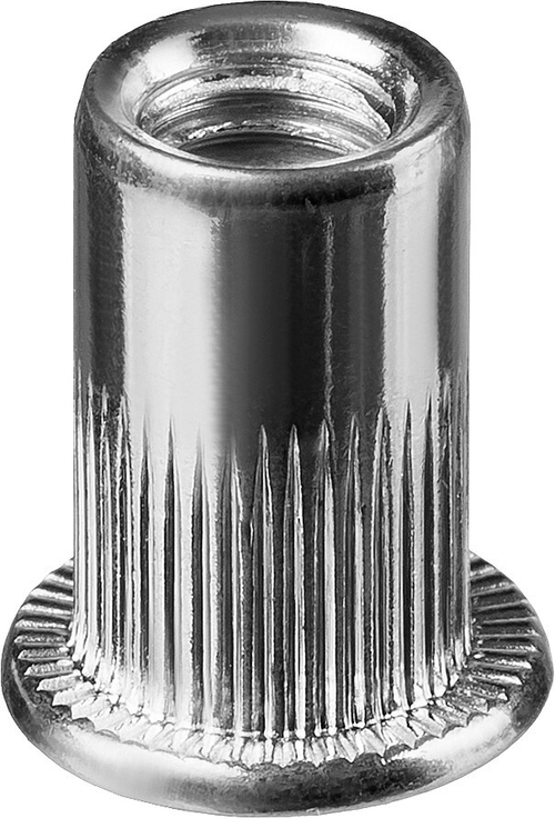 Резьбовые заклепки стальные с насечками, KRAFTOOL Nut-S, М4, 1000 шт
