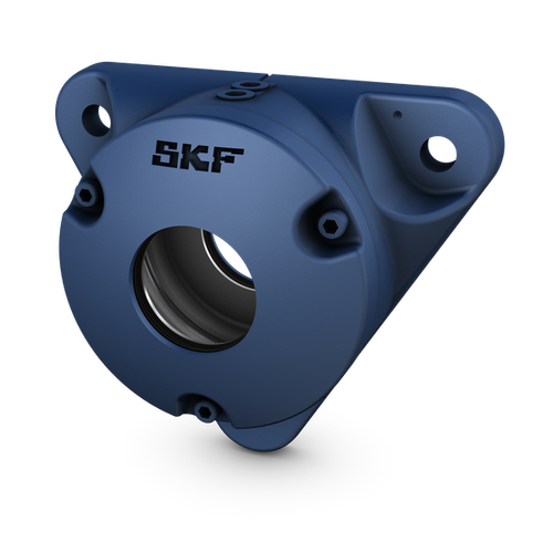 SKF FNL 509 B — неразъёмный чугунный фланцевый корпус для сквозного вала, посадочное место 85 мм