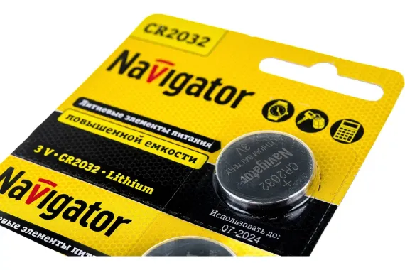 Батарейка Navigator CR2032 15175