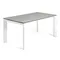 ATTA Стол 140 (200) x90 белый, керамика