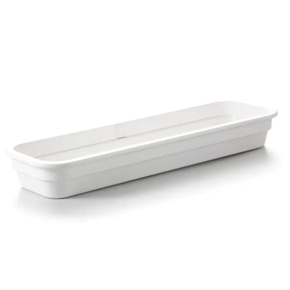 Гастроемкость 2/4 h65 мм пластик меламин 520*159*65 мм 3,7 л White P.L. Proff Cuisine