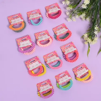 Резинки для волос силиконовые 2шт «Your Style», маттэ, микс 6 цветов, d-5,5см