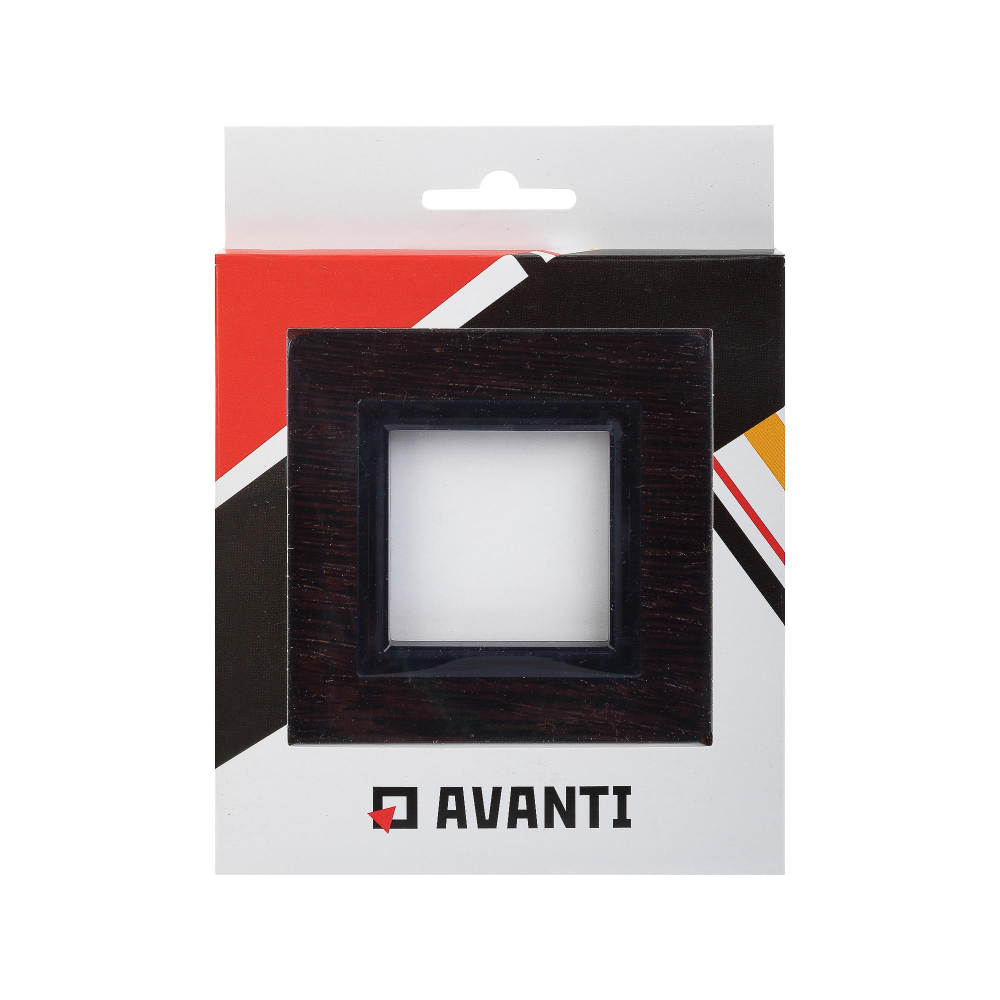 Рамка из натурального дерева, "Avanti", венге, 1 пост (2 мод.)