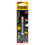Сверло спиральное по металлу 3,5 x 70 мм, Р6М5, Golden Tip , 2шт. Denzel