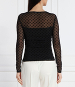 Блузка kl mesh Karl Lagerfeld - черный(240W1730)