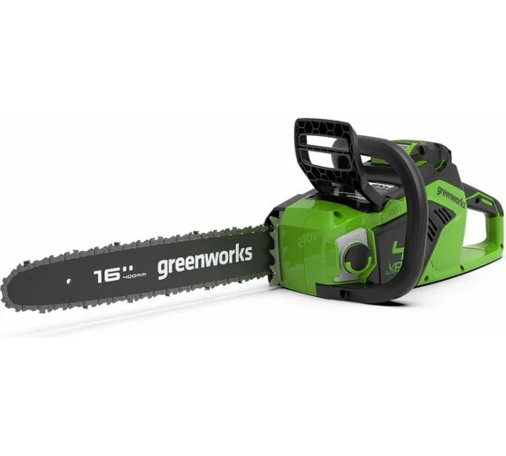 Цепная пила аккум. GREENWORKS GD40CS18 40В,40см,до1,8 КВт,3/8-1,1-56,б/щ,без АКБ и ЗУ (2005807)