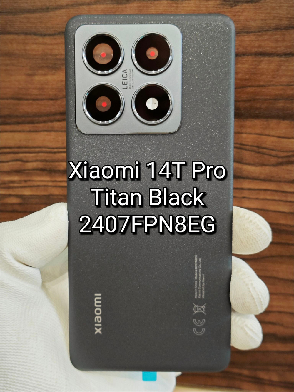 Задняя крышка ORIGINAL для Xiaomi 14T Pro 2407FPN8EG - ( заднее стекло ) цвет: Голубой / Titan Blue