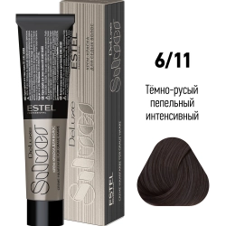 ESTEL De Luxe Silver Краска для волос, 6/11 темно-русый пепельный интенсивный, 60мл