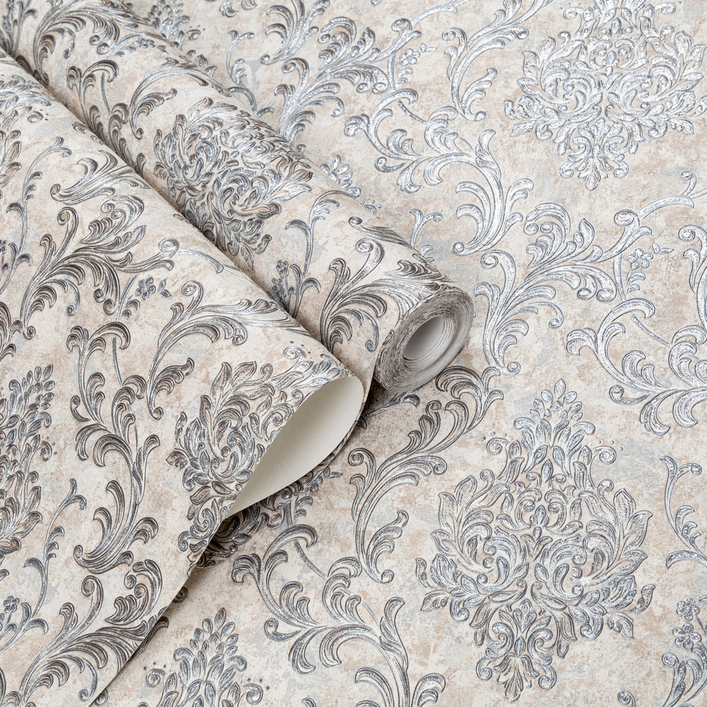 Обои виниловые HC71781-28 PALITRA HOME Diamond, классический орнамент, основа флизелин, 1.06х10 м