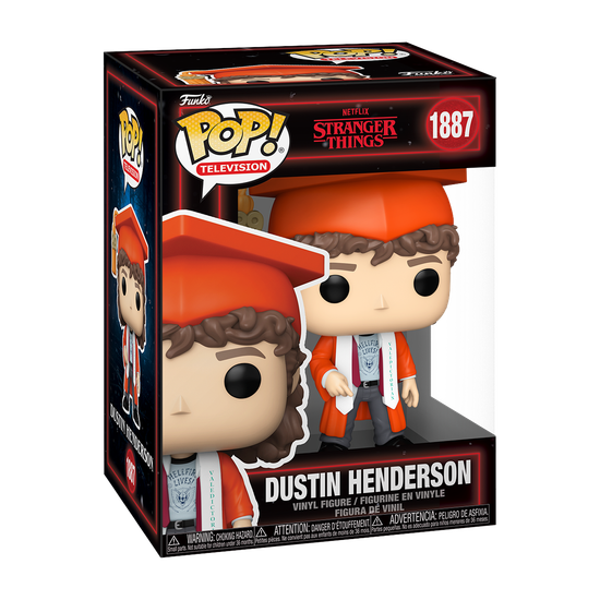 Funko POP! TV Stranger Things S5 Dustin Henderson (Graduation) — упаковка