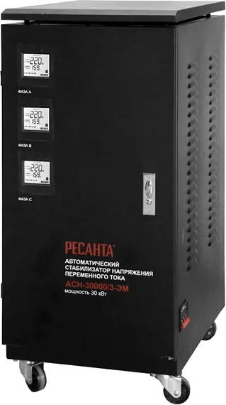Стабилизатор напряжения Ресанта АСН-30000/3-ЭМ