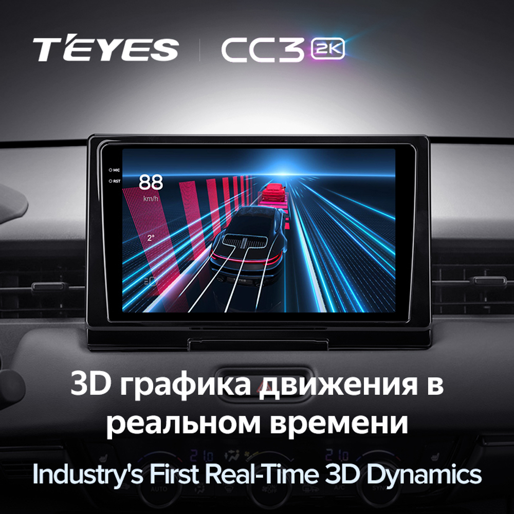 Teyes CC3 2K 9"для Honda Vezel, H-RV 2021+
