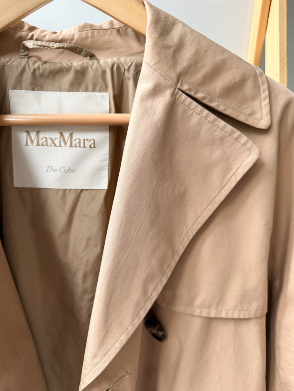 Хлопковый плащ MaxMara, S