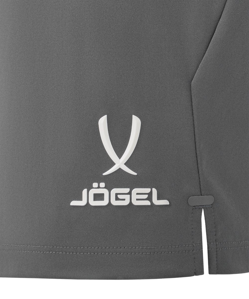 Шорты тренировочные без карманов JÖGEL PREMIER PerFormDRY Training Shorts, темно-серый