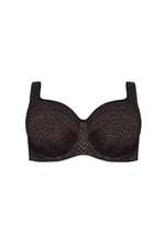Черный бюстгальтер с мягкой plus size чашкой Celeste (Размер: 105D) (Цвет: черный)