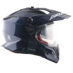 Шлем AXOR X-CROSS DUAL VISOR SC, с визором, цвет синий (S)