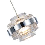 Подвесной светильник MD22030002-1A chrome/clear