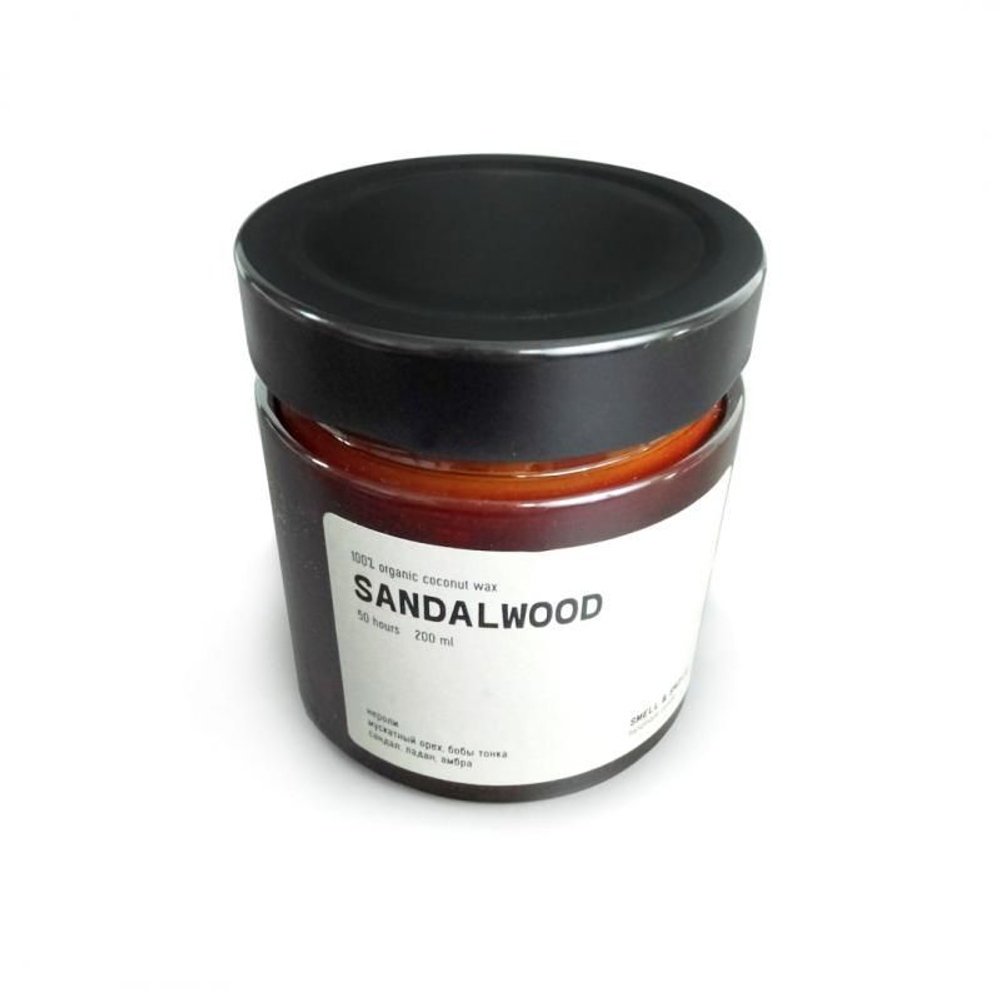 Свеча SANDALWOOD /Сандаловое дерево SMELL&SMILE