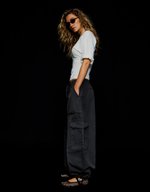 Женские брюки-карго парашюты - BERSHKA
