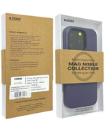 Накладка для i-Phone 15 Pro K-Doo Mag Noble кожаная фиолетовая