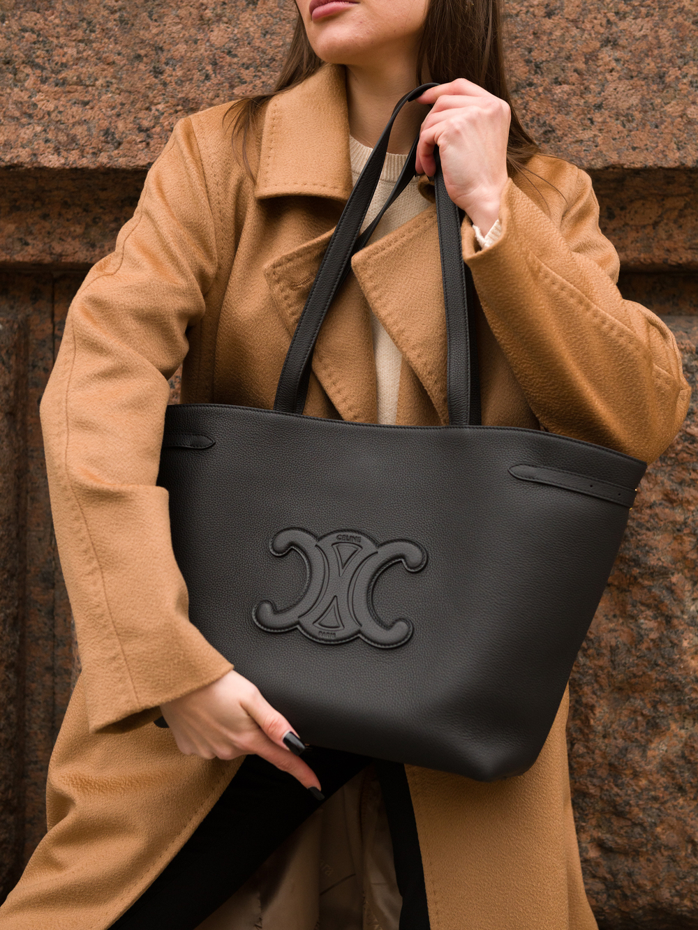 Celine Medium Cabas Anaïs Cuir Triomphe