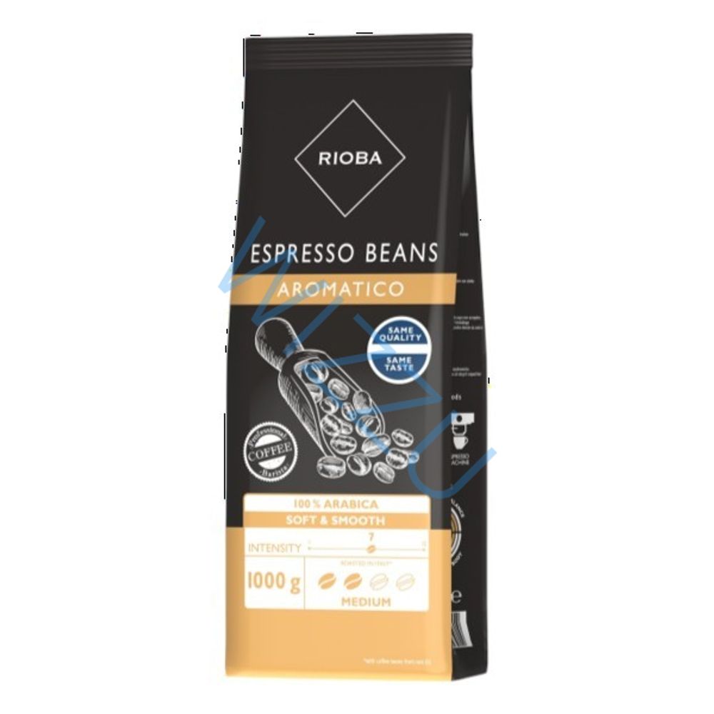 Кофе RIOBA жареный 100% арабика зерно 1 кг