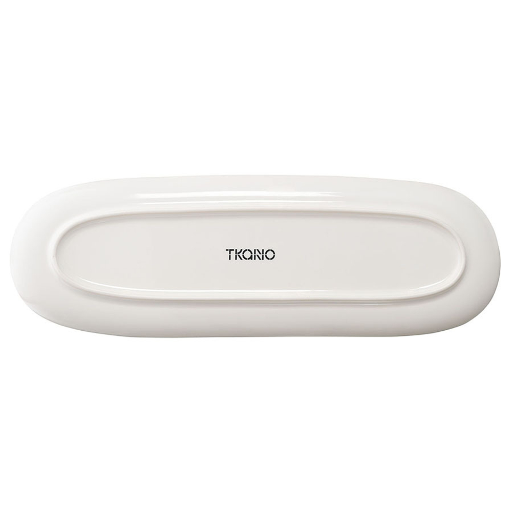 Блюдо овальное Tkano Kitchen Spirit белое