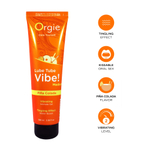 Жидкий вибратор со вкусом Пина Колада "LUBE TUBE VIBE! - MEDIUM", Orgie (100 мл)
