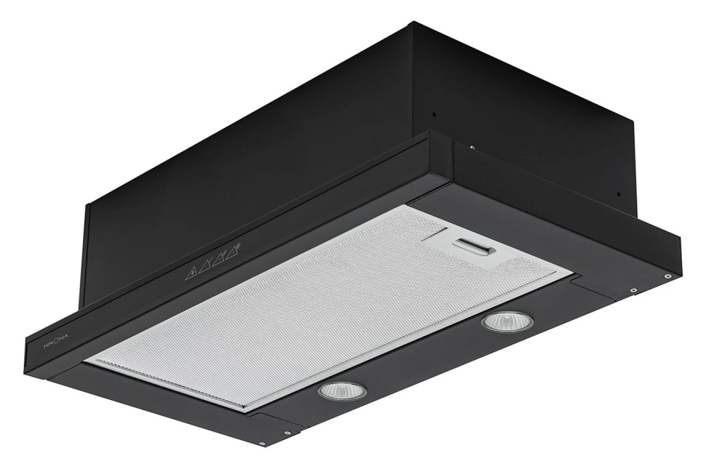 Встраиваемая вытяжка Krona KAMILLA sensor 600 black (2 мотора)