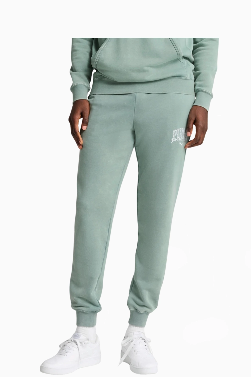 Штаны Puma Classics Washed - зеленый