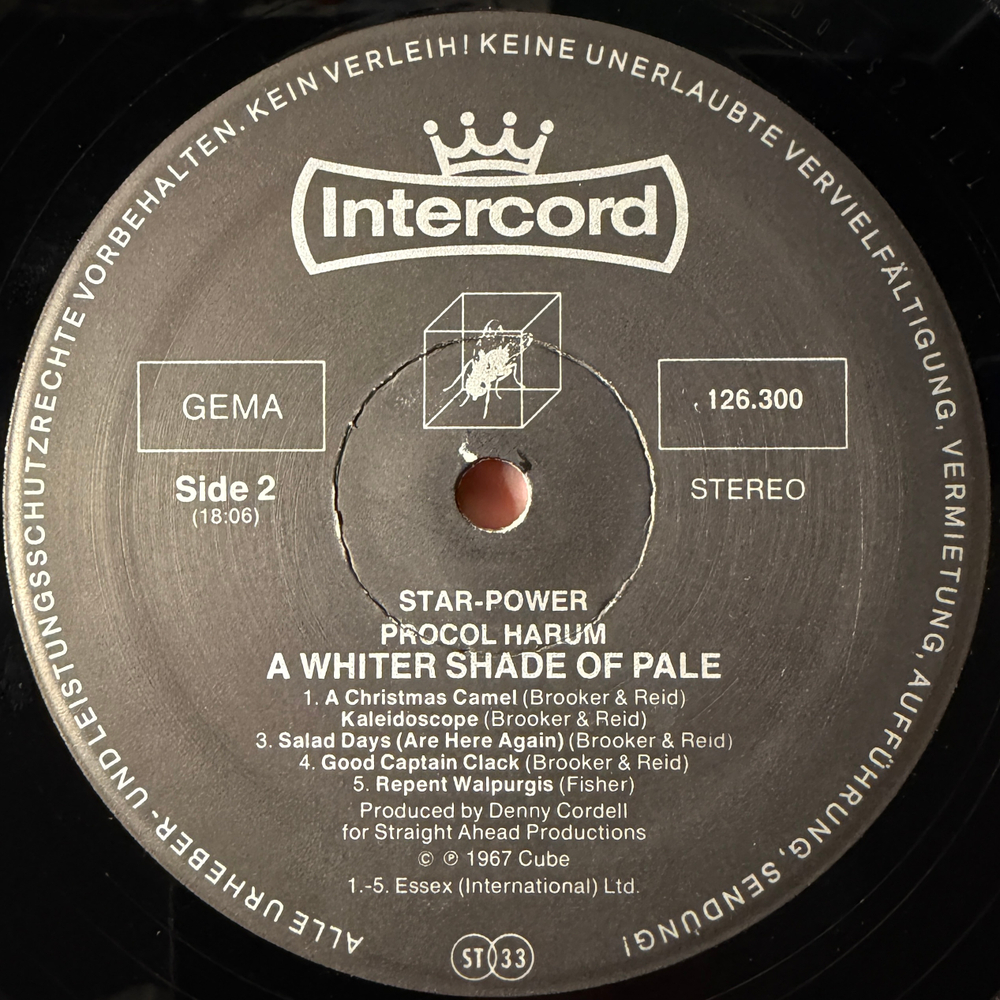 Procol Harum ‎– A Whiter Shade Of Pale (Германия)