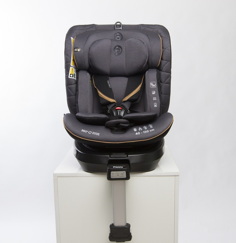 Автокресло Peppy UNOfix 0-36 I-Size 40-150 см (grey)