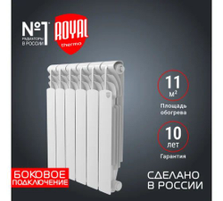 Радиатор ROYAL THERMO Revolution Bimetall 500 2.0 6 секций НС-1295116