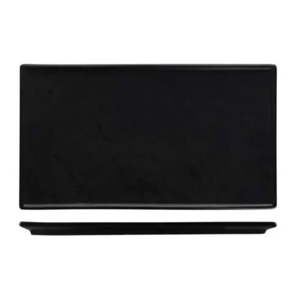 Блюдо прямоугольное 35*20 см Organic Black фарфор P.L. Proff Cuisine [3]