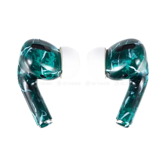 Apple AirPods Pro 2 USB-C Green Marble Total Gloss