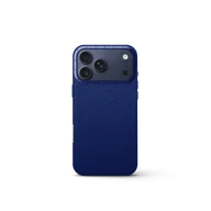 Чехол для iPhone 17 - Зернистая кожа - синий