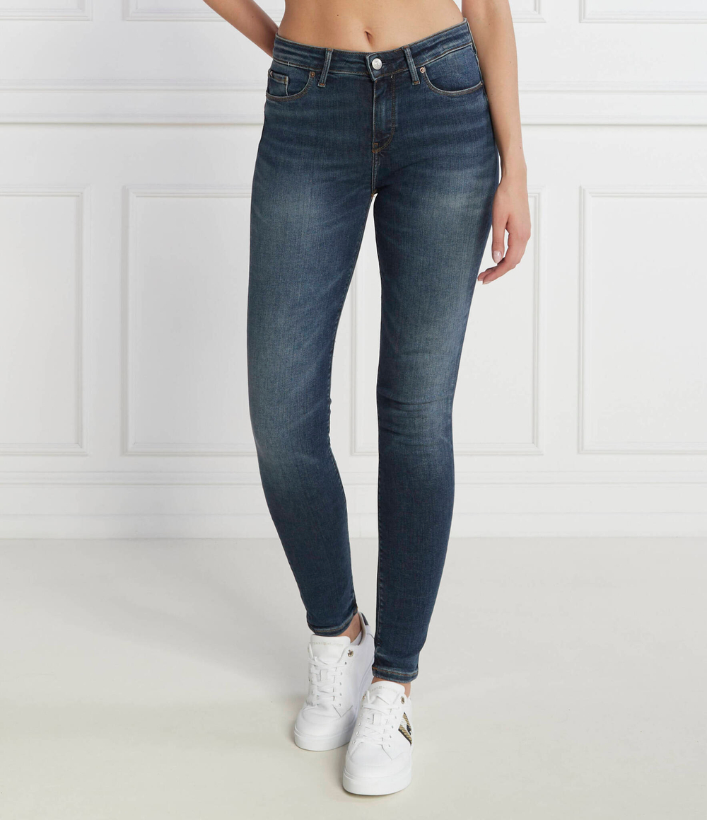 Джинсы TH FLEX COMO SKINNY RW SAU Tommy Hilfiger - темно-синий(WW0WW39614)