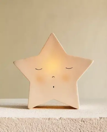 ZARA HOME Детский светильник в форме звезды, бежевый