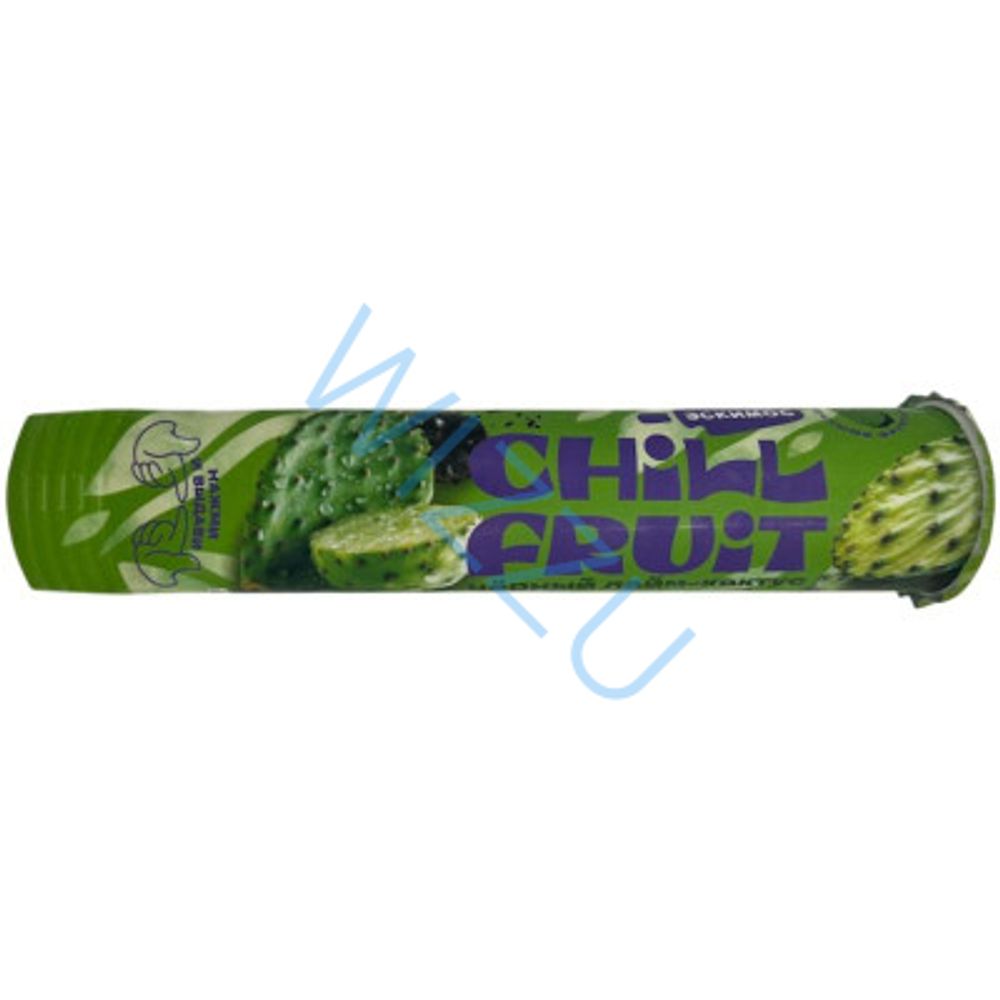 Сорбет в тубе  Chill Fruit  Черный лайм-кактус 0% 70гр