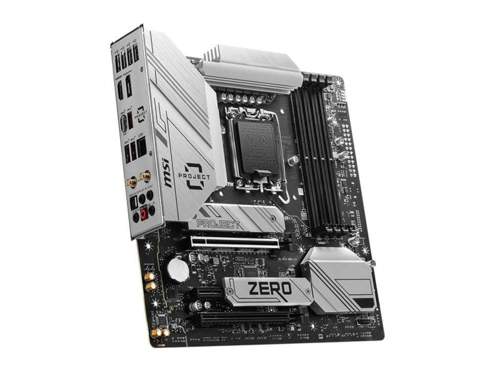 Материнская плата MSI B760M Project Zero, Socket LGA 1700, Intel B760, mATX, RTL